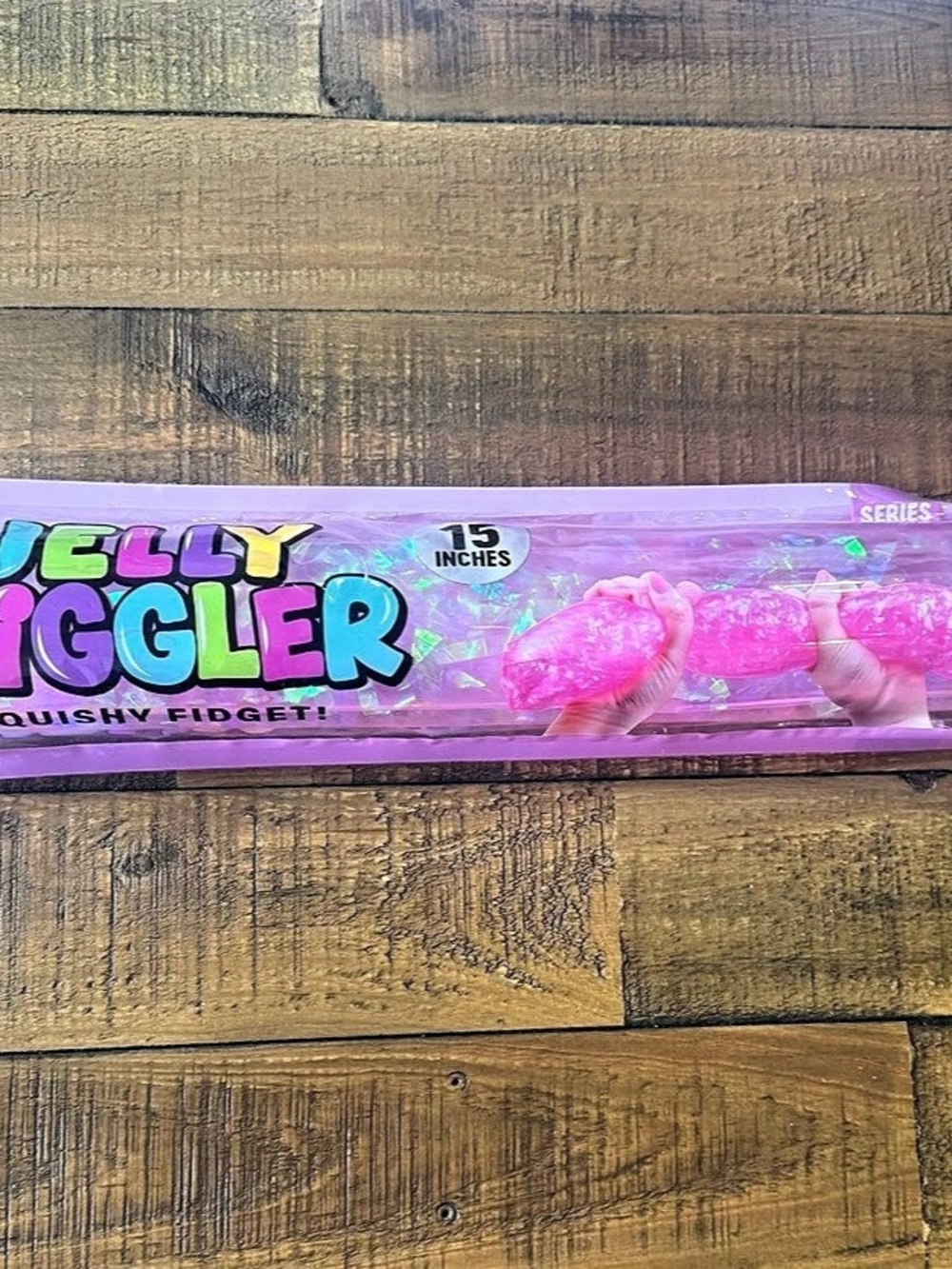 RMS Jelly Wiggler Squishy Fidget 15 Inches Squishy Fidget Toy Pink
